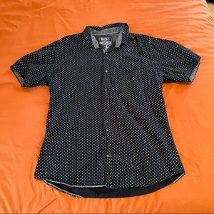 Star Print Button Down